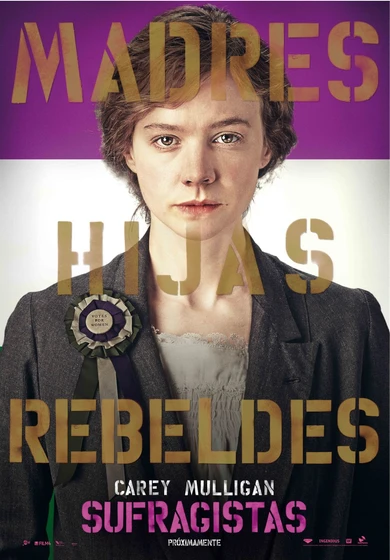 Imagen de sufragistas (Cartel personajes español)