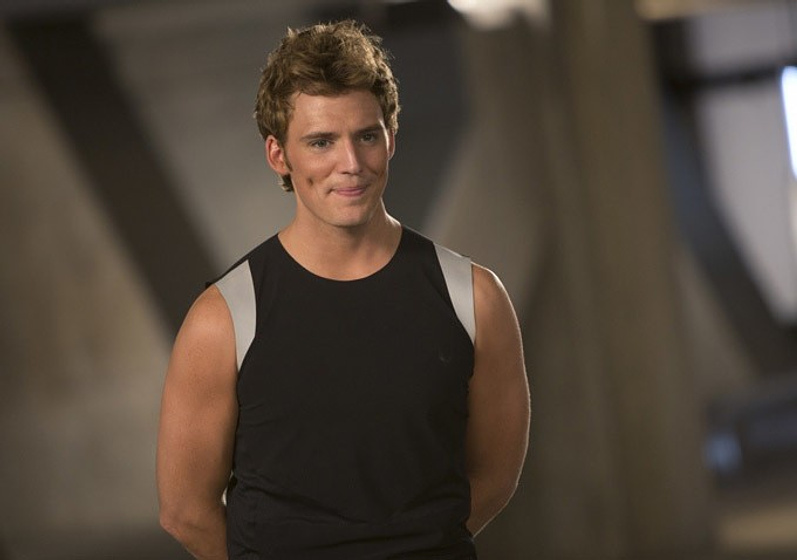 Sam Claflin en Los Juegos del Hambre. En Llamas