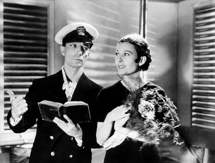 Buster Keaton y Lupita Tovar en the-invader-1936