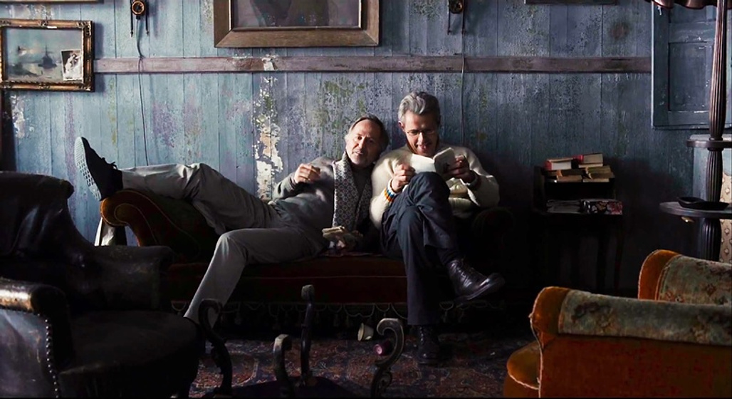 Lambert Wilson y Fabrice Luchini en Molière en Bicicleta