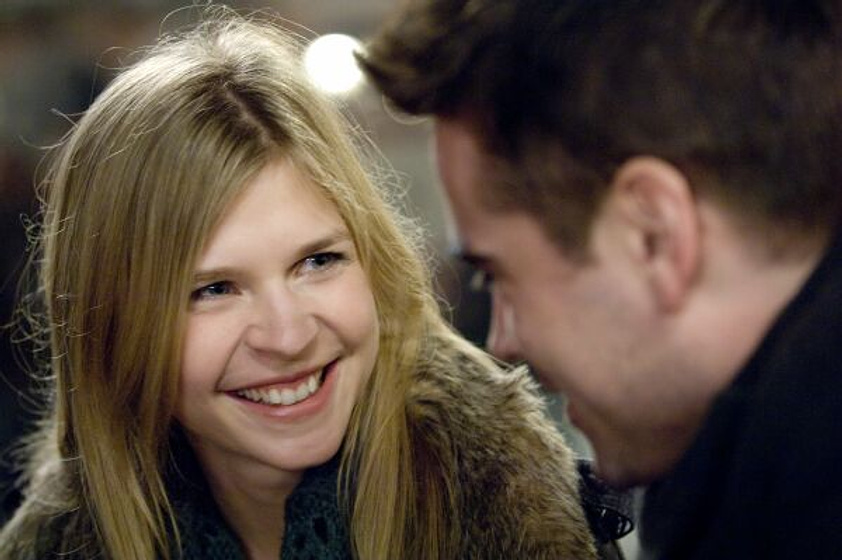 Colin Farrell [I] y Clémence Poésy en Escondidos en Brujas