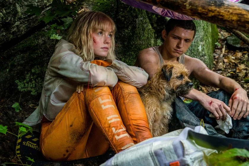 Tom Holland y Daisy Ridley en Chaos Walking