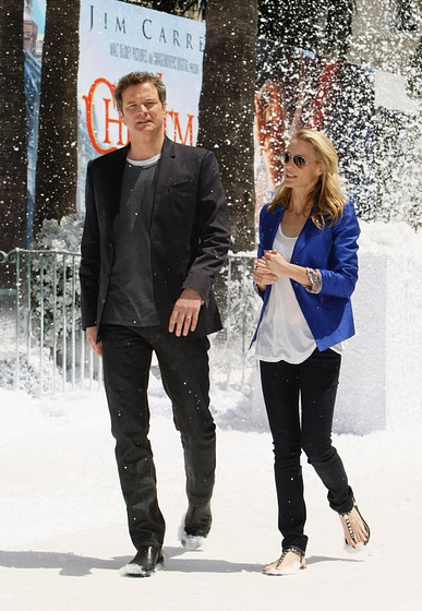 Robin Wright y Colin Firth en Cuento de Navidad (Presentación en Cannes. Mayo 2009)