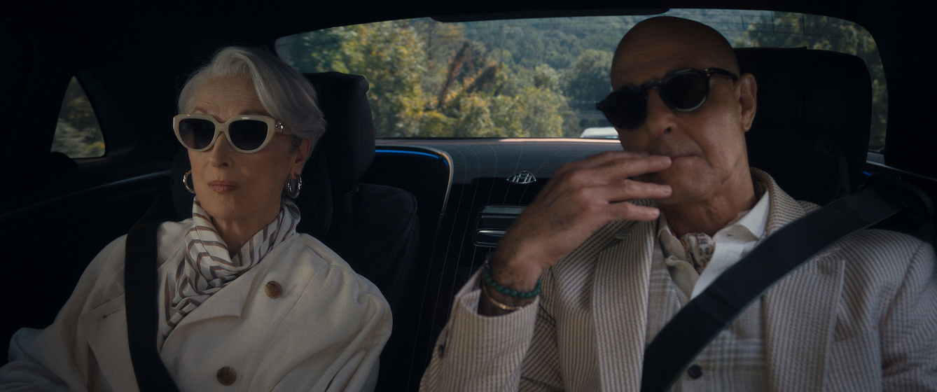 Stanley Tucci y Meryl Streep en el-diablo-viste-de-prada-2