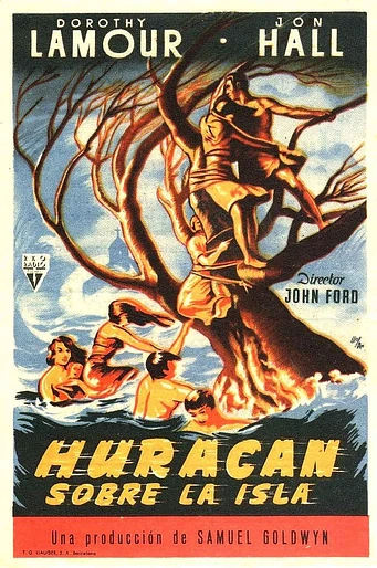 Poster de Huracán sobre la Isla