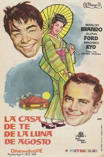 Poster de La Casa de Té de la Luna de Agosto