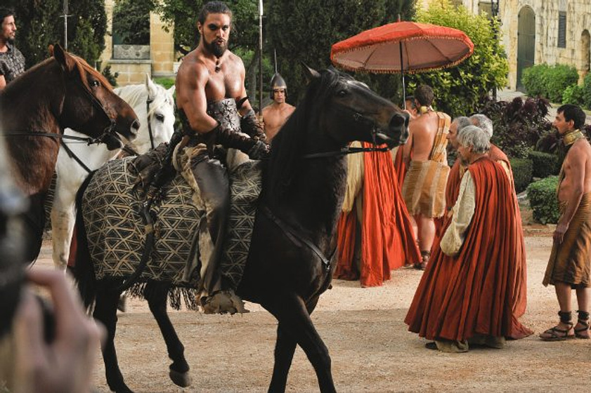 Jason Momoa en Juego de Tronos (Khal Drogo)