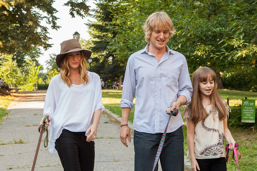 Owen Wilson y Jennifer Aniston en Lío en Broadway