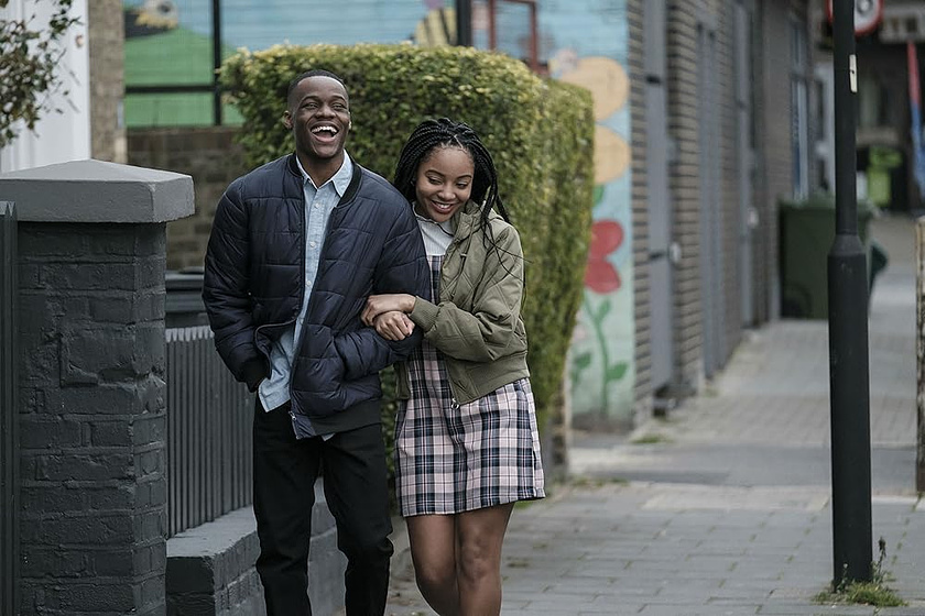 Karla-Simone Spence y Stephen Odubola en blue-story