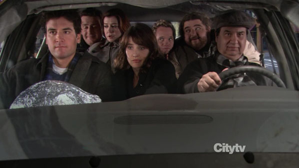 Alyson Hannigan, Neil Patrick Harris, Jason Segel, Jorge García, Josh Radnor y Cobie Smulders en Cómo conocí a vuestra madre