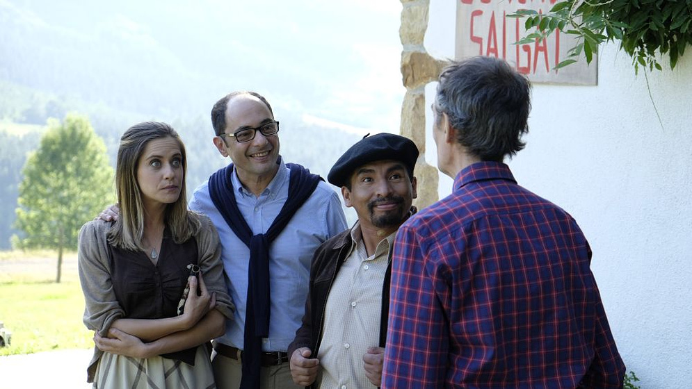 Jordi Sánchez, María León y Juan Carlos Aduviri en Cuerpo de élite