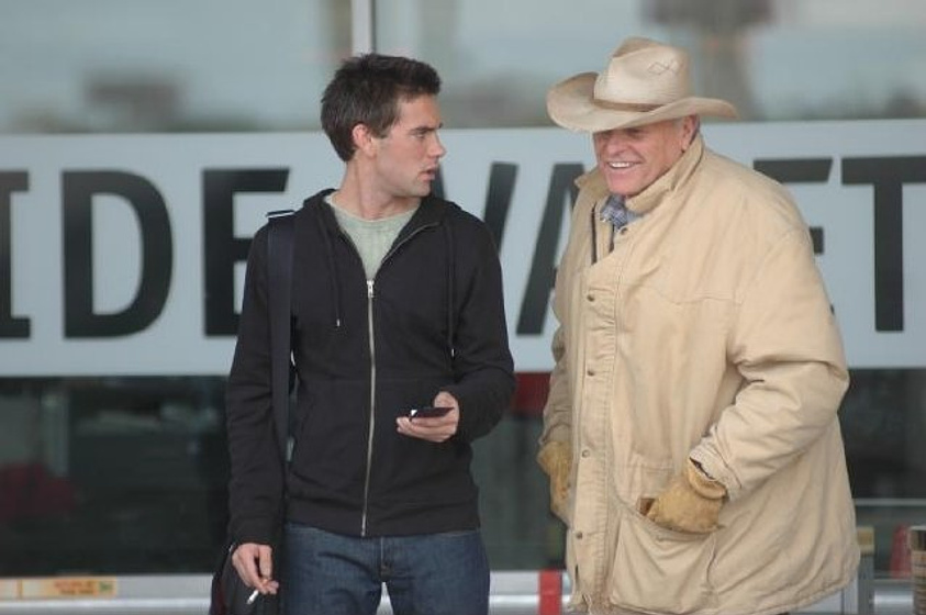 Brian Dennehy y Drew Fuller en El Último Regalo