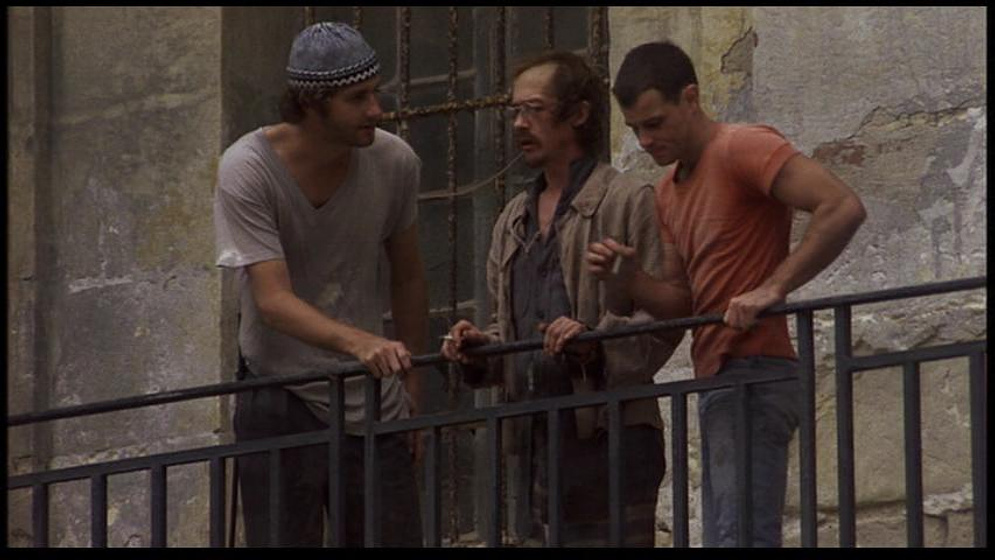 John Hurt, Michael Ensign y Brad Davis en El Expreso de Medianoche