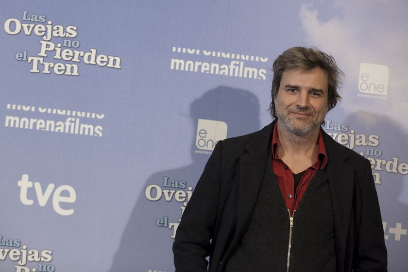 Alberto San Juan en Las ovejas no pierden el tren (Photocall en Madrid. Enero 2015)