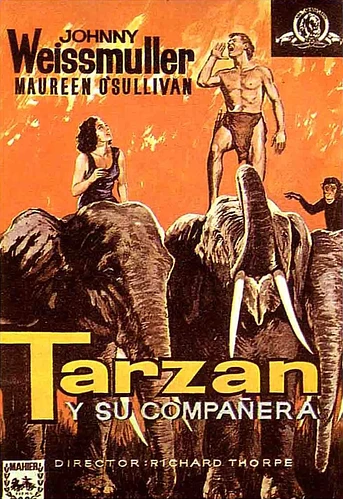 Poster de Tarzán y su Compañera