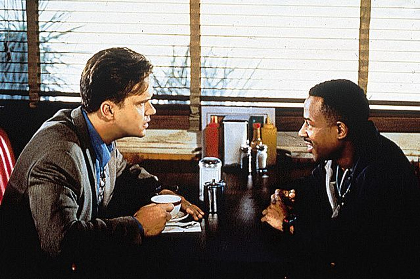 Tim Robbins y Martin Lawrence en Nada que Perder