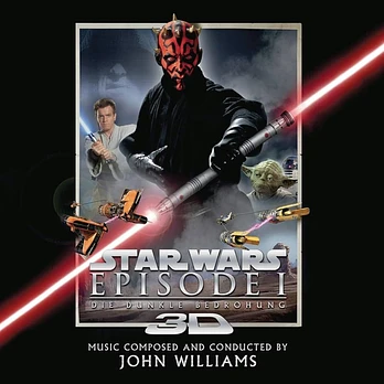 Carátula de la banda de sonido de Star Wars: Episodio I. La amenaza Fantasma