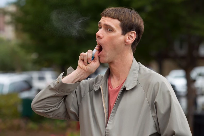 Jim Carrey en Dos tontos todavía más tontos