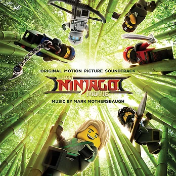 Carátula de la banda de sonido de La Lego Ninjago película