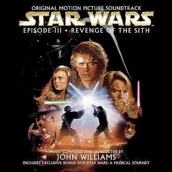 Carátula de la banda de sonido de Star Wars: Episodio III. La Venganza de los Sith