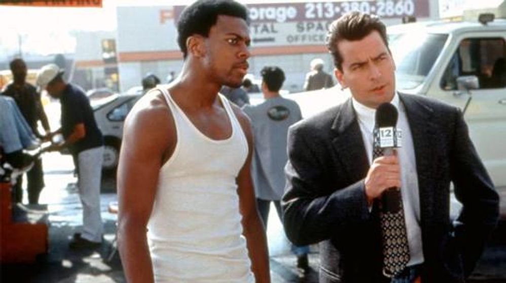 Charlie Sheen y Chris Tucker en El Dinero es lo Primero