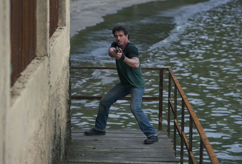 Sylvester Stallone en Los Mercenarios