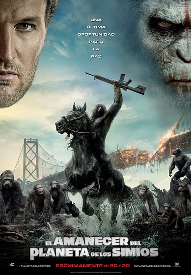 Imagen de El Amanecer del Planeta de los Simios (Cartel final español)