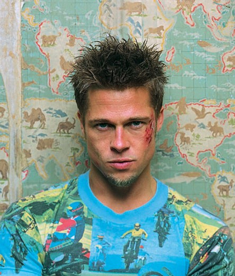 Brad Pitt en El Club de la Lucha