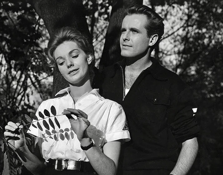 Maria Perschy y Joachim Hansen en amor-por-orden-de-hitler