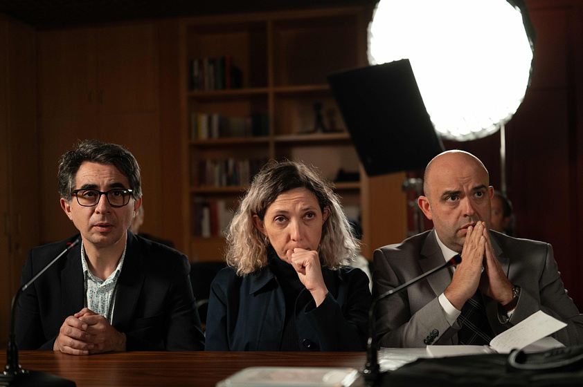 Berto Romero y Judit Martín en Pizza Movies