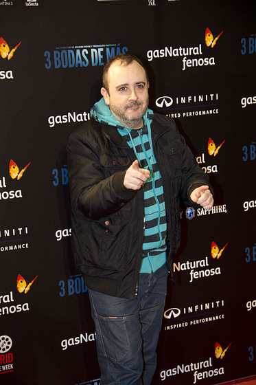 Carlos Areces en Tres Bodas de Más (Premiere en Madrid. Noviembre 2013)