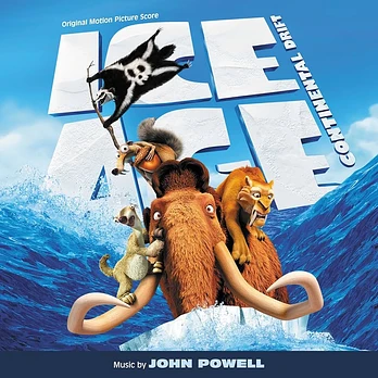 Carátula de la banda de sonido de Ice Age 4: La Formación de los continentes