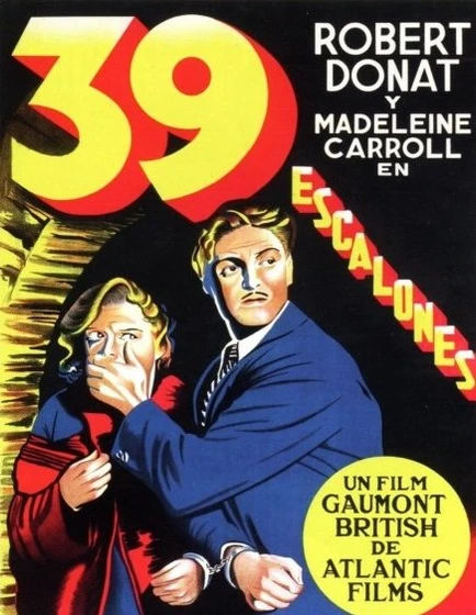 Imagen de 39-escalones (Poster)