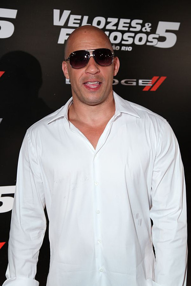 Vin Diesel en Fast and Furious 5 (Premiere en Rio de Janeiro. Abril 2011)