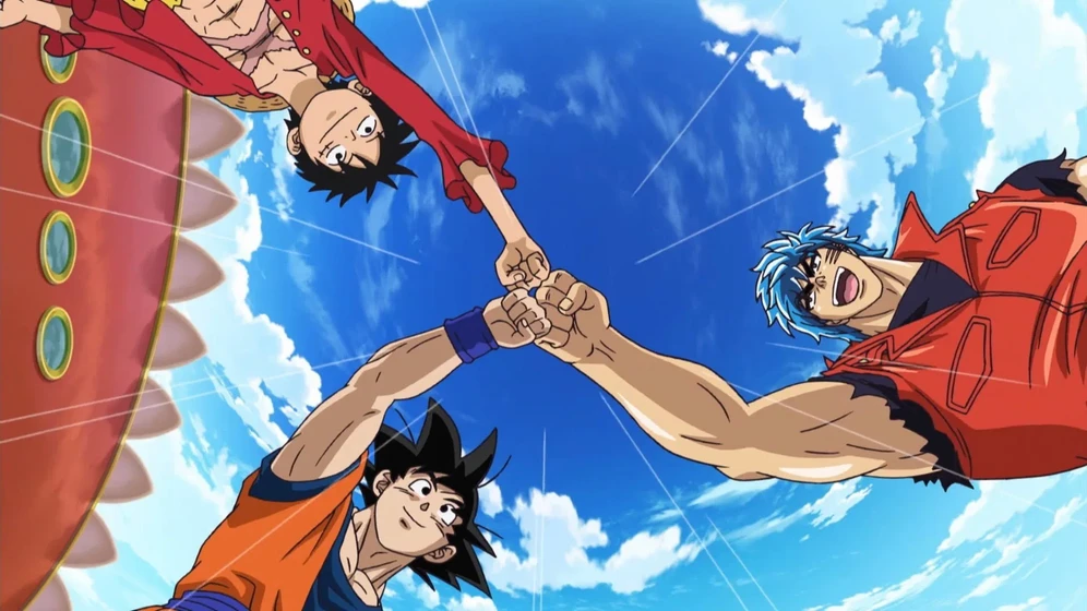 Imagen de dream-9-toriko-x-one-piece-x-dragon-ball-z-super-collaboration-special