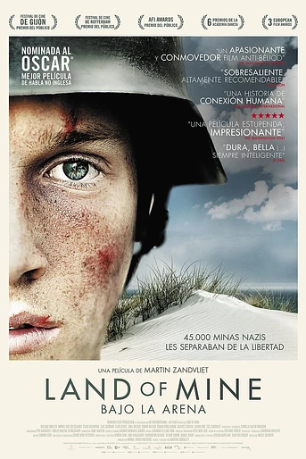 Poster de Land of mine. Bajo la Tierra