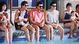 still of movie Tres hombres y un bebé
