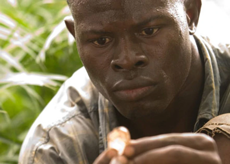 Djimon Hounsou en diamante-de-sangre