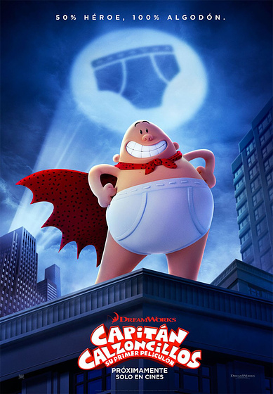 Imagen de Capitán Calzoncillos: Su primer peliculón (Cartel teaser español)