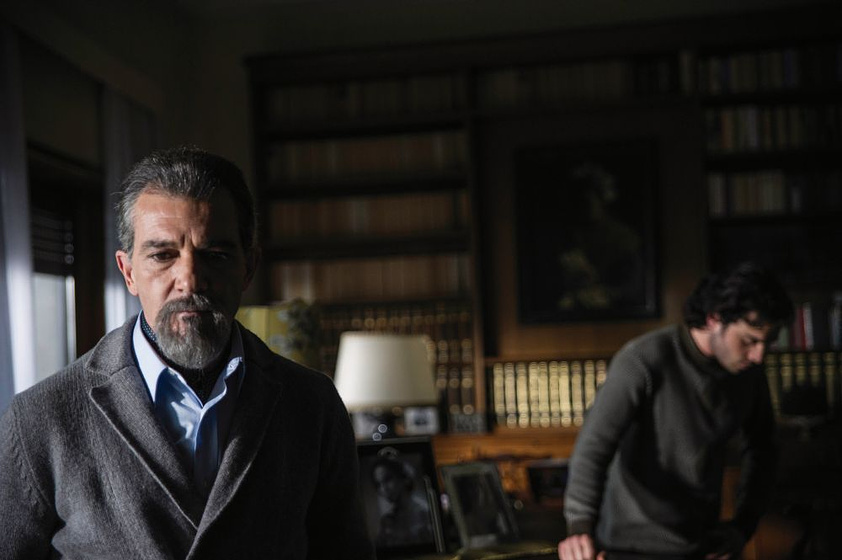 Antonio Banderas y Toby Sebastian en La Música del Silencio