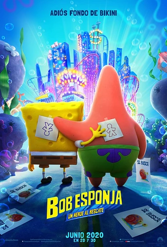Poster de Bob Esponja. Un Héroe al Rescate