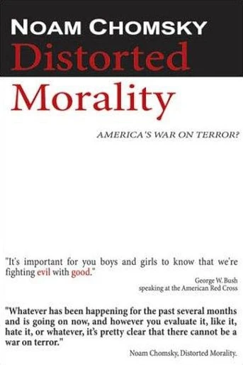 Poster de Noam Chomsky: Distorted Morality