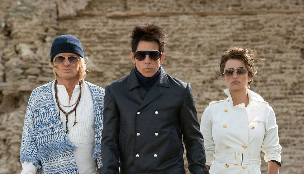 Penélope Cruz, Ben Stiller y Owen Wilson en Zoolander 2