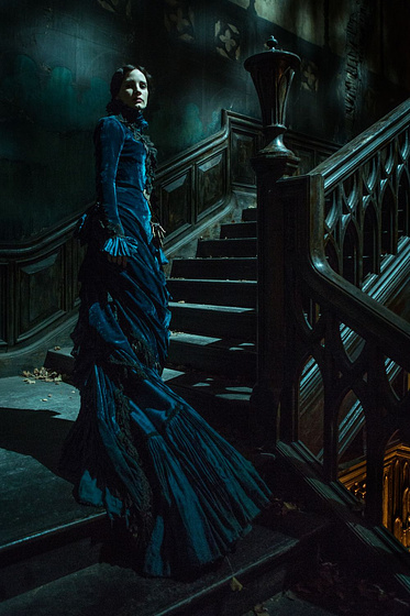 Jessica Chastain en La Cumbre Escarlata