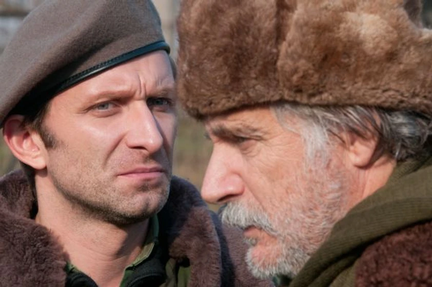 Rade Serbedzija y Goran Kostic en en-tierra-de-sangre-y-miel