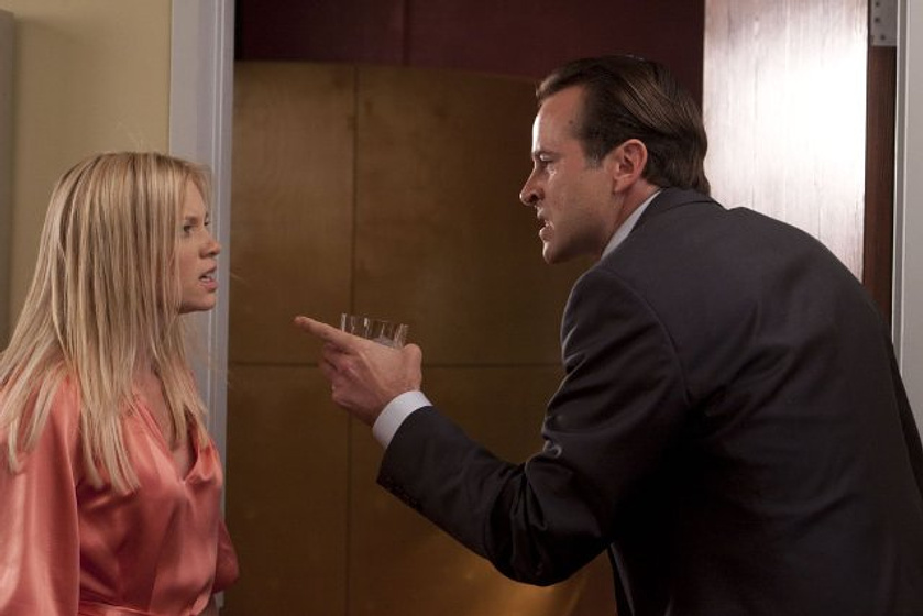 Jason Lee y Amy Smart en Columbus Circle