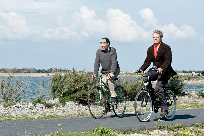 Lambert Wilson y Fabrice Luchini en Molière en Bicicleta