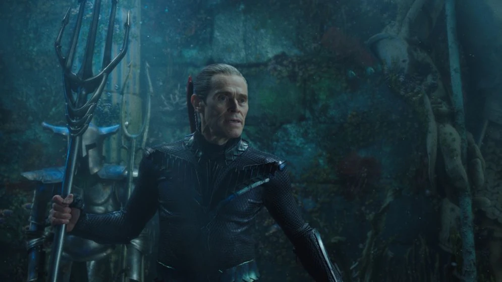 Willem Dafoe en aquaman