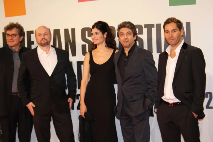 Ricardo Darín, Juan José Campanella y Soledad Villamil en Tonto quien lo lea (El secreto de sus ojos)