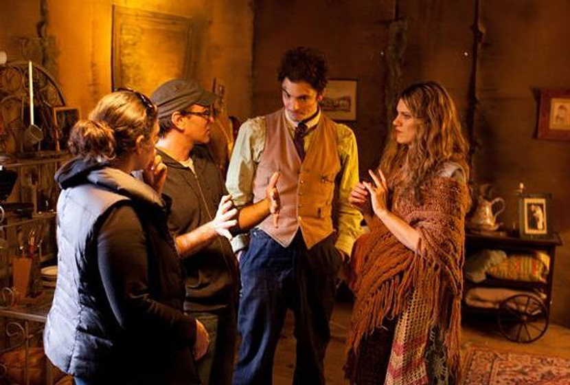 Heather Doerksen y Billy Marchenski en Alchemy and Other Imperfections (Durante el rodaje)